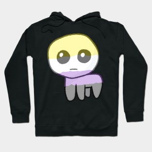 TBH Autism Creature Nonbinary Pride Flag Hoodie